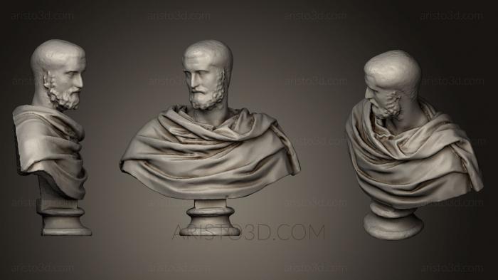 Busts and bas-reliefs of famous people (BUSTC_0739) 3D model for CNC machine